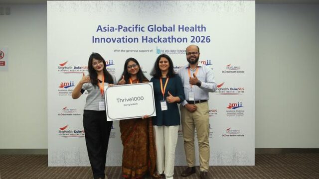 Three teams win child nutrition innovation hackathon